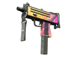 StatTrak™ MAC-10 | Disco Tech (Battle-Scarred)